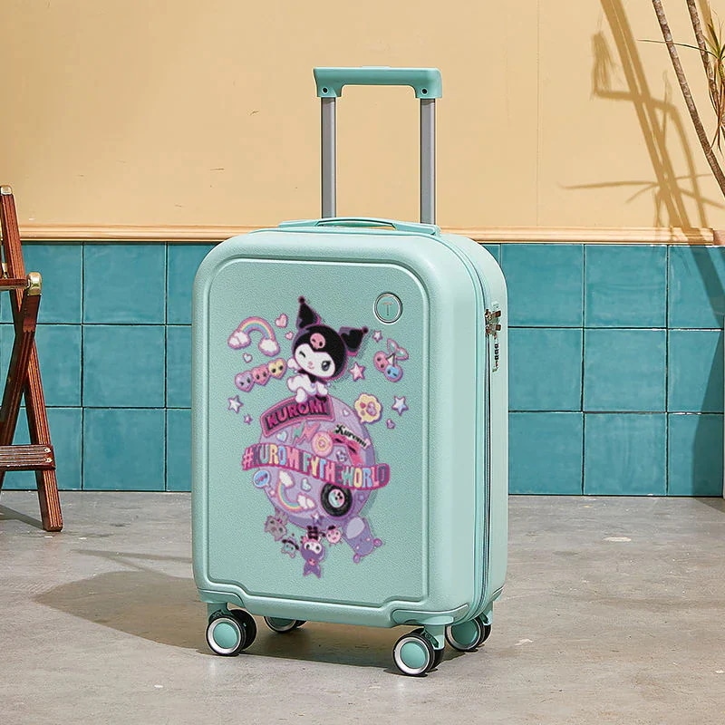 リスト18インチ子供搭乗ケース女性クロミスーツケース旅行ハードシェルタイロッド旅行ケース