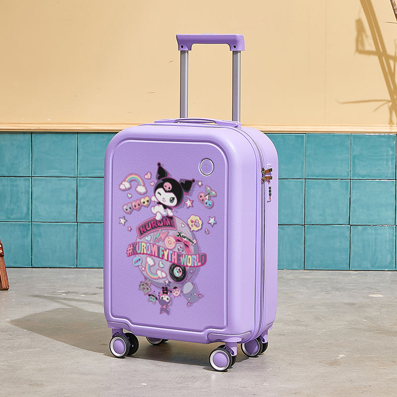 リスト18インチ子供搭乗ケース女性クロミスーツケース旅行ハードシェルタイロッド旅行ケース