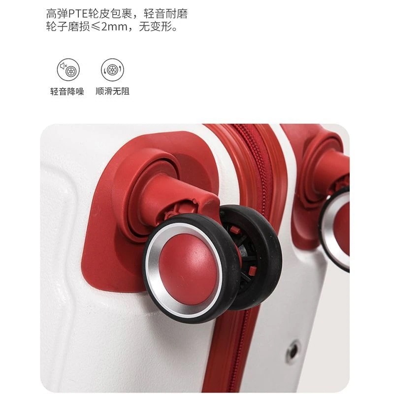 リスト18インチ子供搭乗ケース女性クロミスーツケース旅行ハードシェルタイロッド旅行ケース