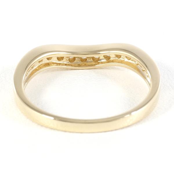 k14イエローゴールド エタニティ ジルコニア リング 14金 華奢 Sears