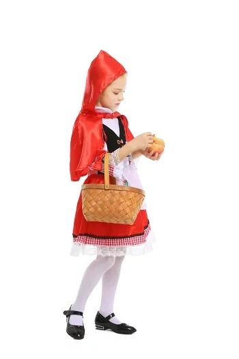 ハロウィン 衣装 あかずきんちゃん キッズ 赤ずきん メイド 童話 コスチューム 女の子 ハロウイン 仮装 ハロウィーン ハロウィン衣装 キッズ かわいい ワンピース コスプレ 子ども 子供 こども_6