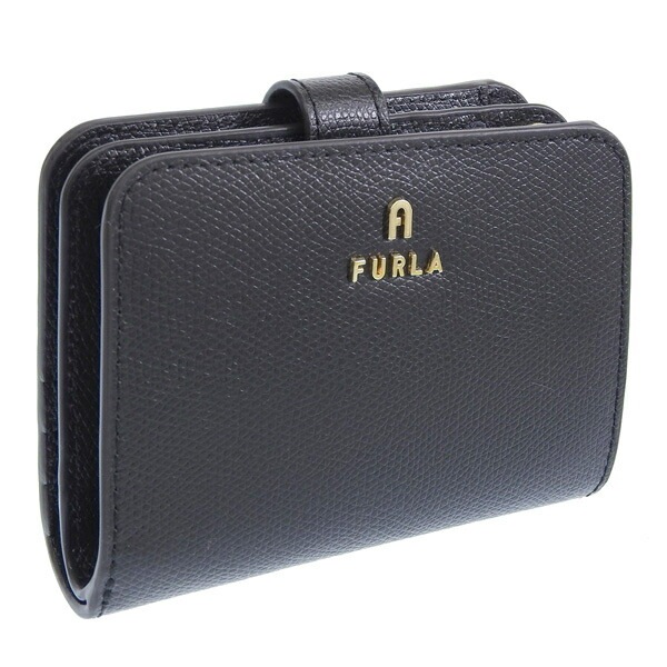 フルラ 財布 レディース 二つ折り財布 レザー ブラック FURLA CAMELIA S COMPACT WALLET WP00315ARE000O6000 FURLA フルラ 財布 レディース 二つ折り財布 レザー ブラック FURLA CAMELIA S COMPACT WALLET WP00315ARE000O6000 FURLA