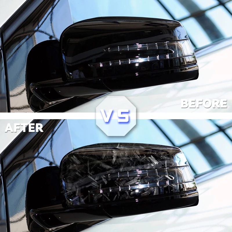 メルセデス・スプリンター クラス A B C E S CLA GLA GLK W176 W246 W204 W212 W221 C177 X204 X156 用 カーボンファイバー ドアミラーカバー_3
