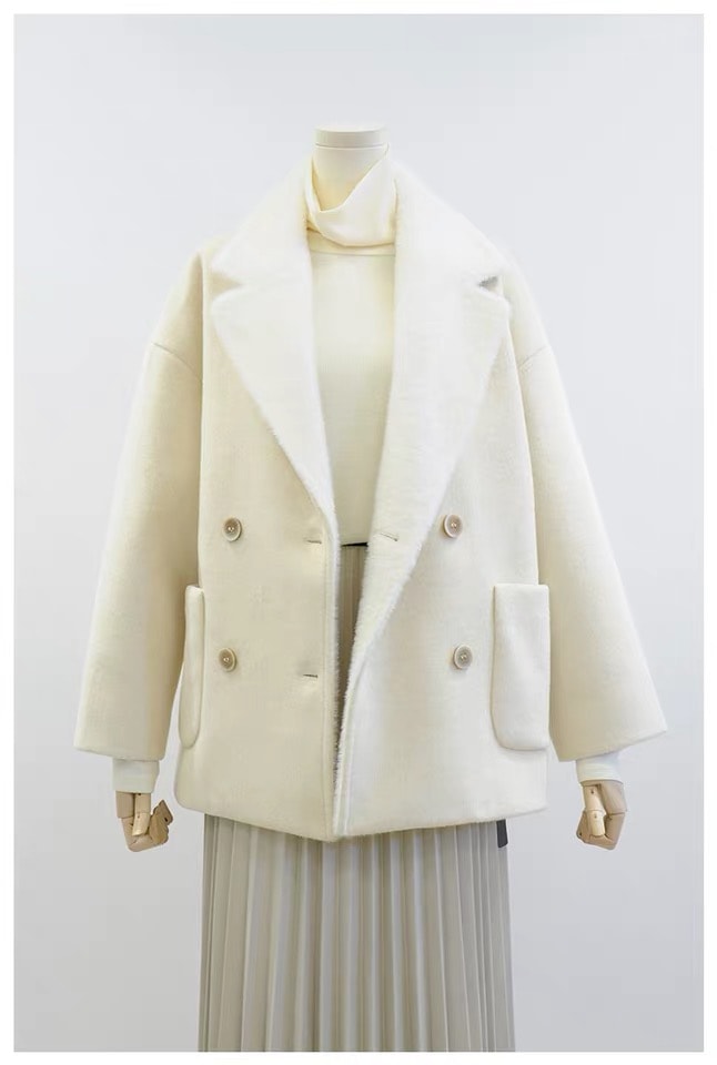 2019福袋！数量限定コートが必ず入る！！中身が見える！お出掛けレトロな大人女子コーディネート4点SET福袋 コーデセット レディース コート スカート ブラウス 返品交換不可