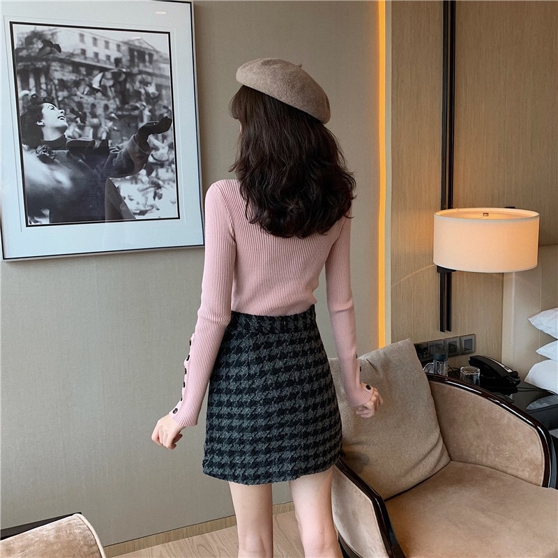 2019福袋！数量限定コートが必ず入る！！中身が見える！お出掛けレトロな大人女子コーディネート4点SET福袋 コーデセット レディース コート スカート ブラウス 返品交換不可