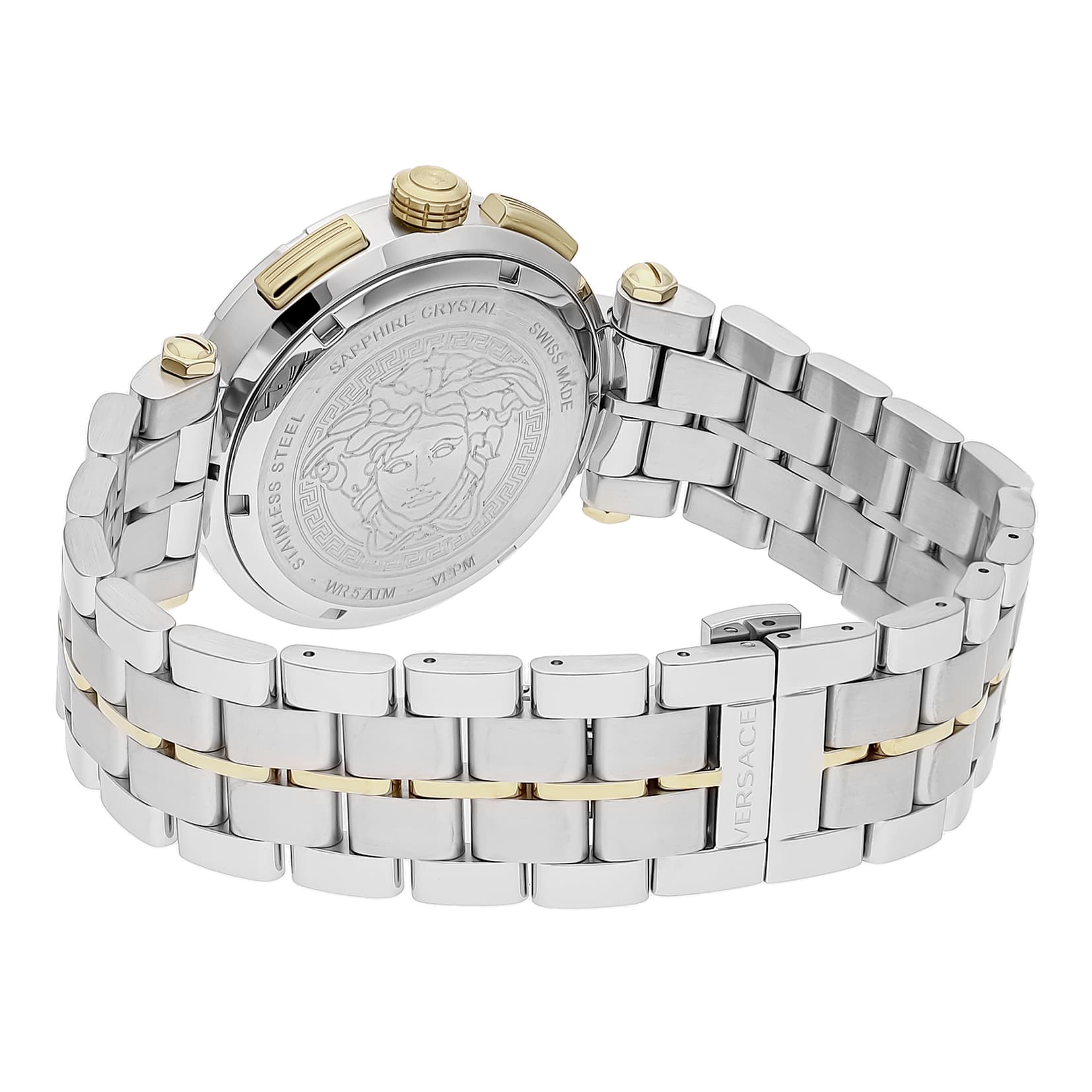 ヴェルサーチ 腕時計 メンズ VERSACE GRECA サファイアガラス ステンレスベルト スイス製 VEPM00520