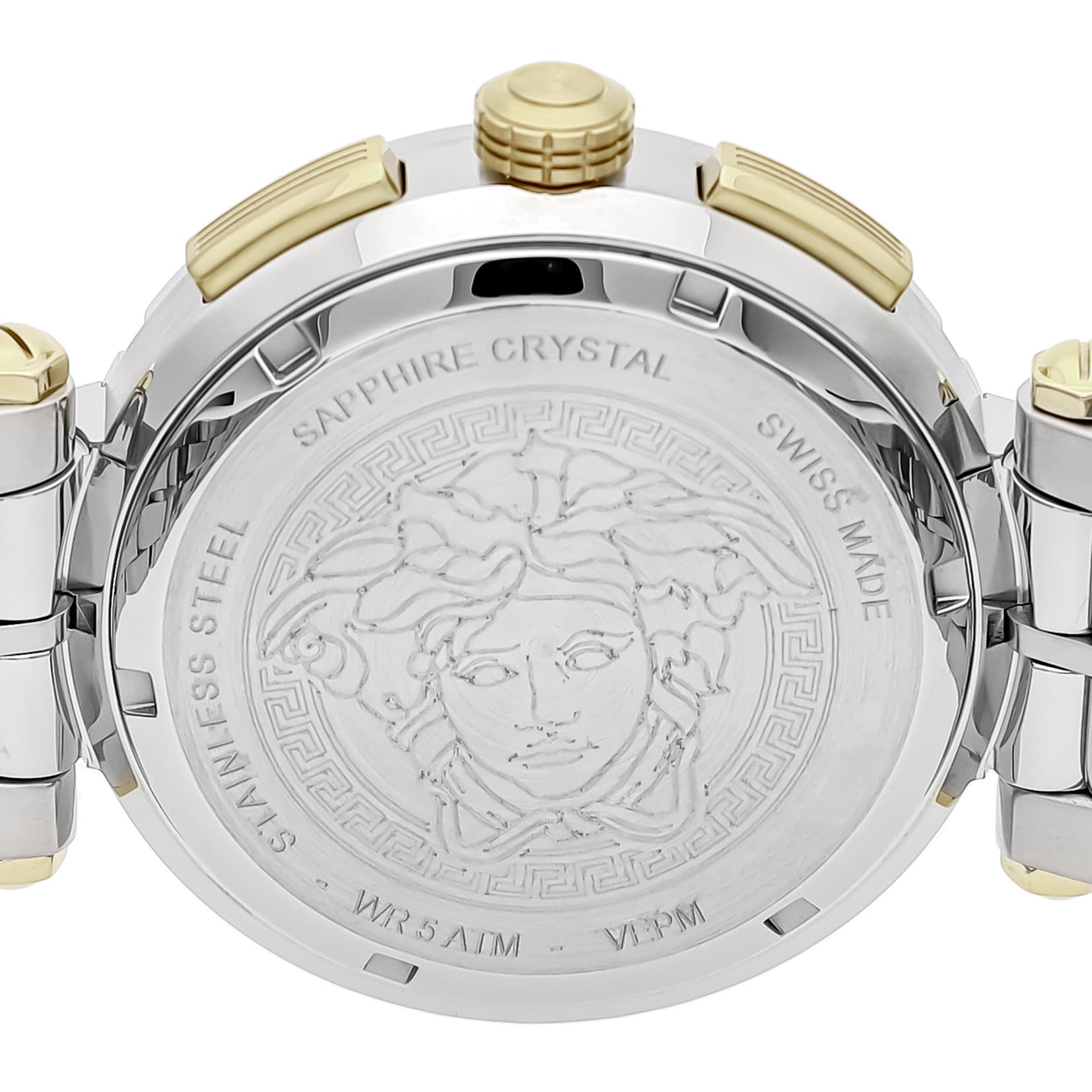 ヴェルサーチ 腕時計 メンズ VERSACE GRECA サファイアガラス ステンレスベルト スイス製 VEPM00520