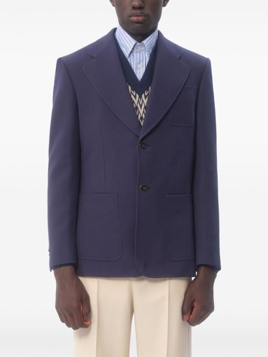VALENTINO GARAVANI Men Suit Jackets 6V3CEG95 9EBD51 Blue_2