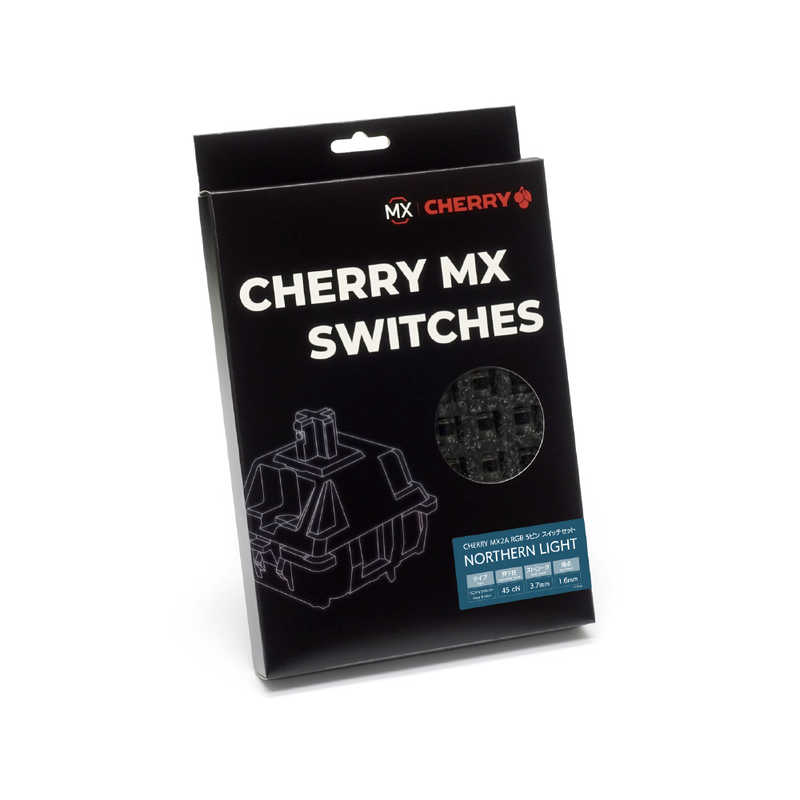 FILCO　キースイッチ CHERRY MX2A RGB 5ピン スイッチ70個セット ノーザンライト軸　FKSW70CH/MNL-R