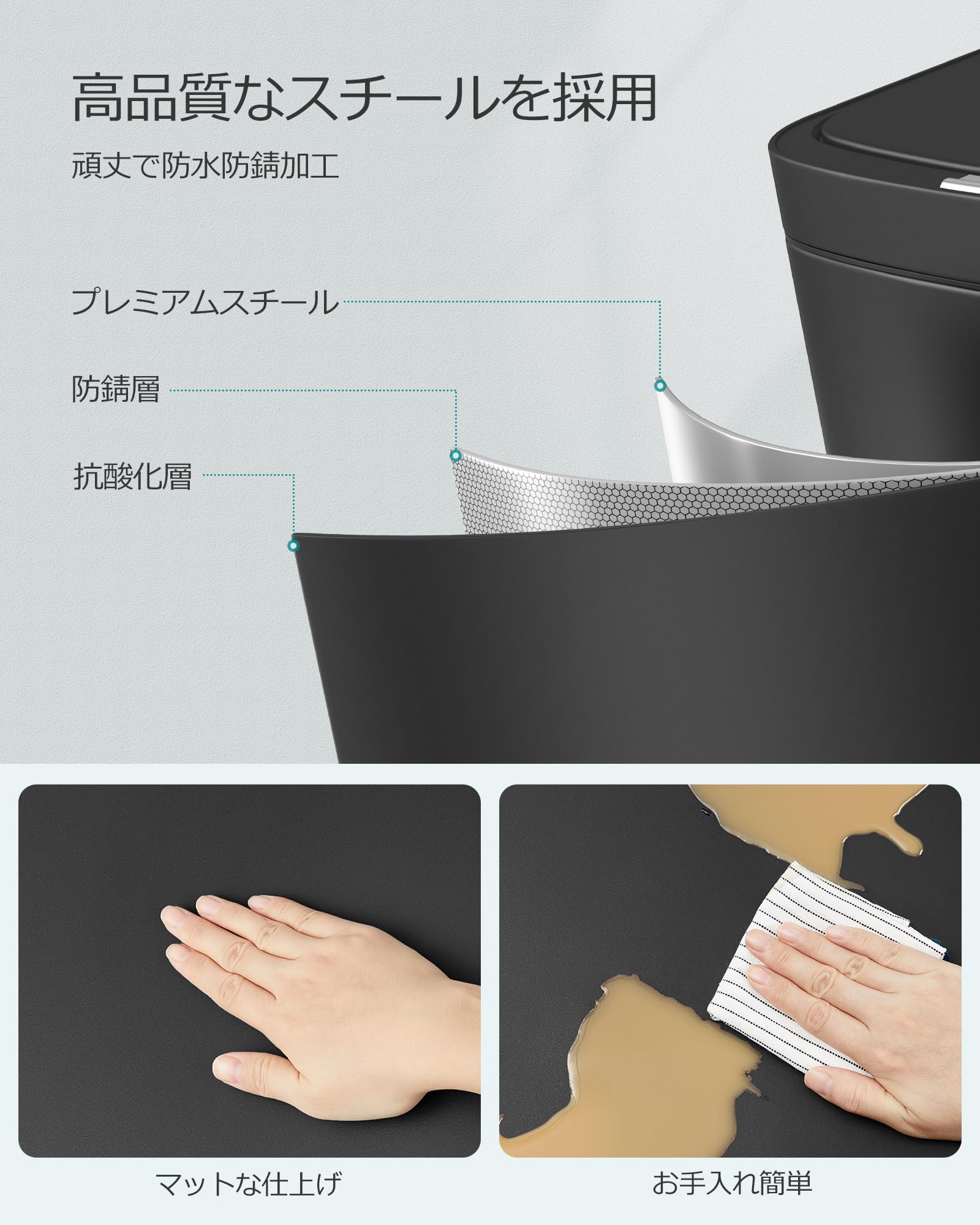 ゴミ箱 分別 縦型2段キッチン用ダストボックス 2x10L+30L 蓋付き ステンレス製 ペットボトル缶収納 プッシュ式 引き出し付き インナーバケツ3つ おしゃれ ブラック LTB551B02 ゴミ箱 分別 縦型2段キッチン用ダストボックス 2x10L+30L 蓋付き ステンレス製 ペットボトル缶収納 プッシュ式 引き出し付き インナーバケツ3つ おしゃれ ブラック LTB551B02