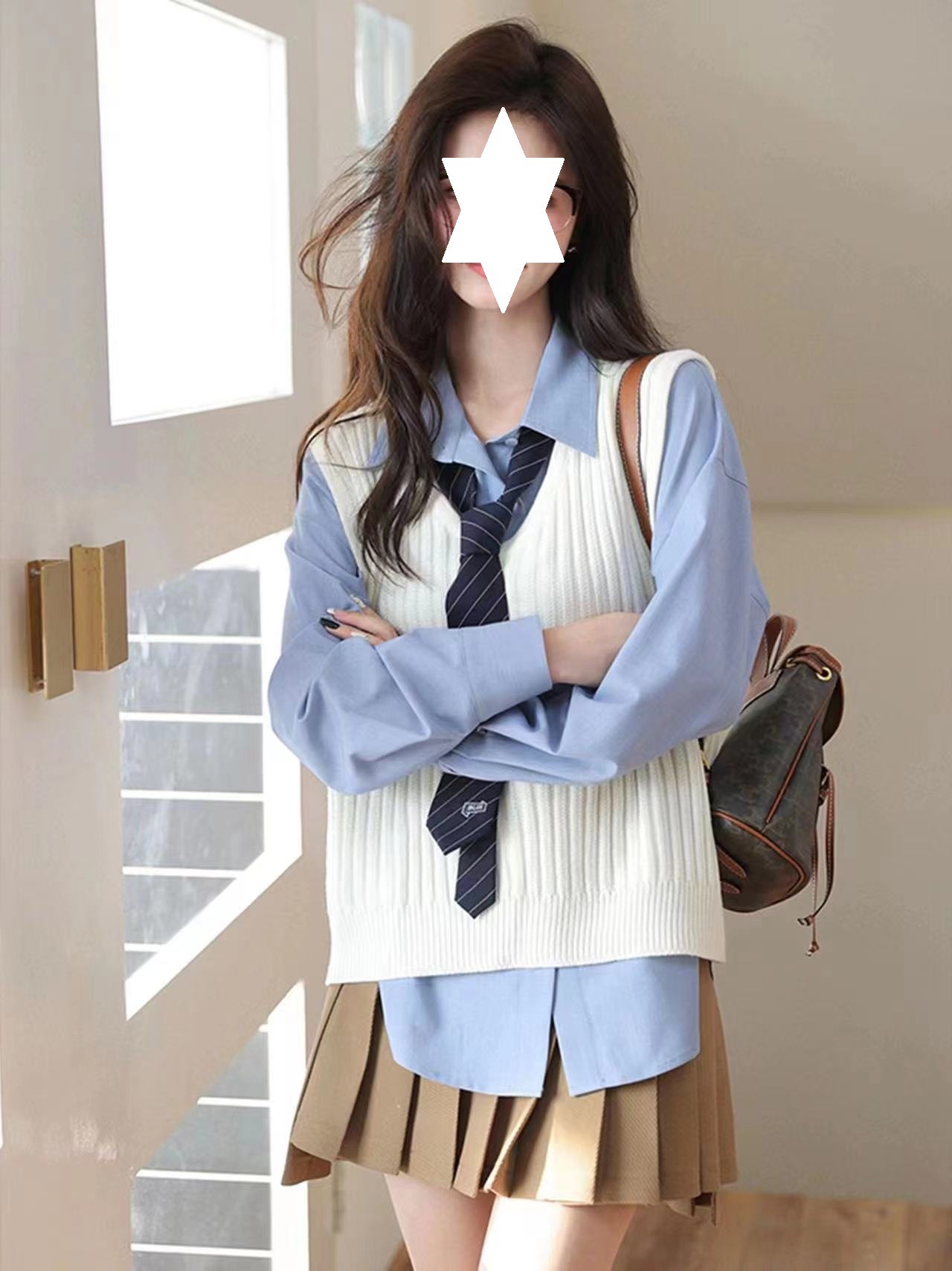 おしゃれなアカデミア風スーツ 高級感のある学生JK制服4点セット_10