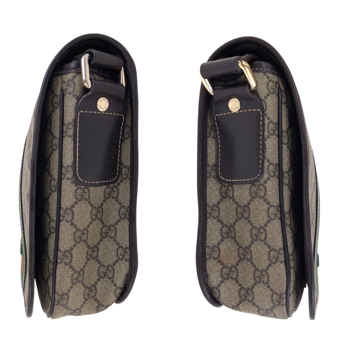 美品 シェリーライン ベージュ ブラウン ゴールド金具 GGスプリームキャンバス 211130 斜め掛け ショルダーバッグ 男女兼用 レディース 503516 美品 シェリーライン ベージュ ブラウン ゴールド金具 GGスプリームキャンバス 211130 斜め掛け ショルダーバッグ 男女兼用 レディース 503516