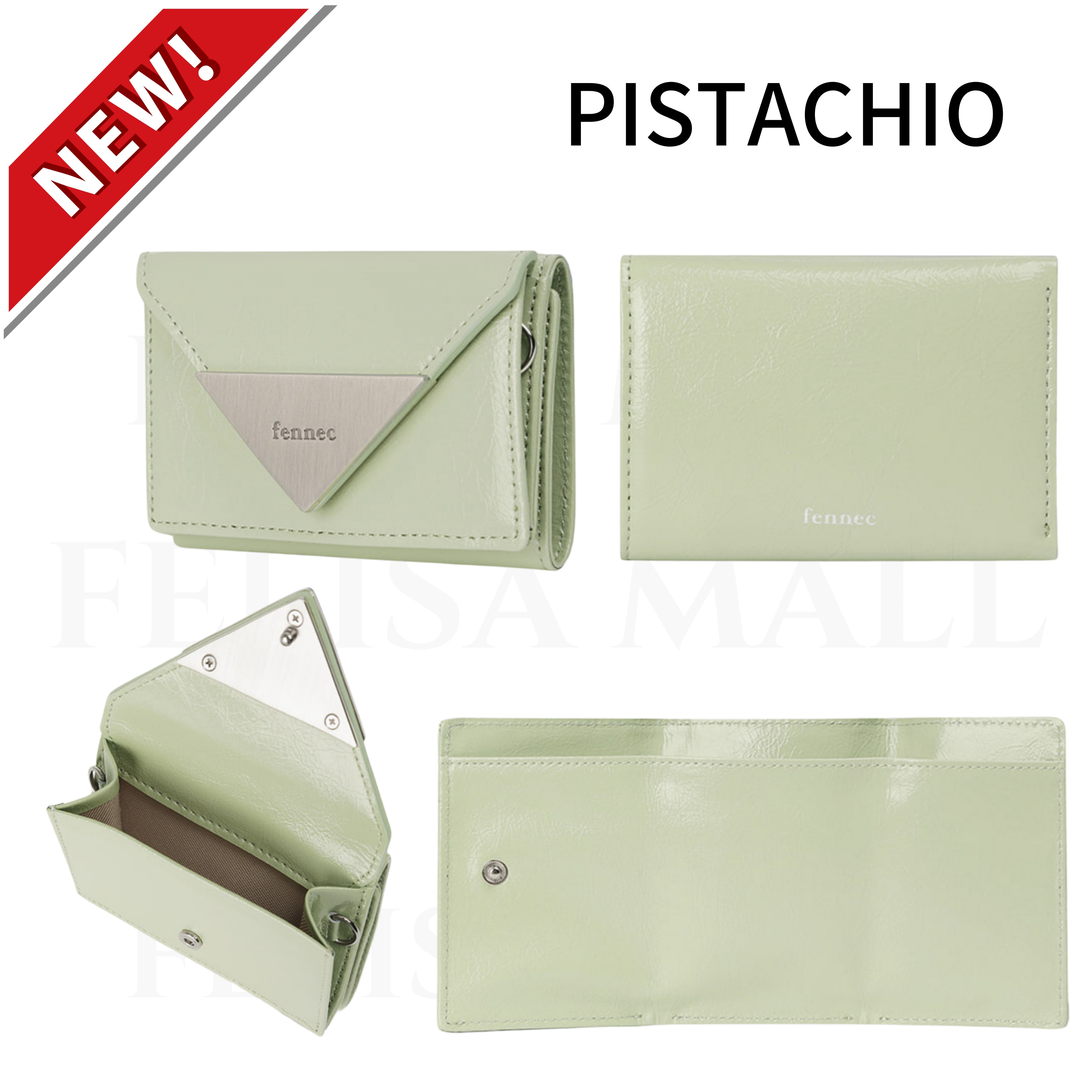 [FENNEC] 女性財布 3段 韓国財布 韓国ファッション CRINKLE TRIANGLE TRIPLE WALLET_3