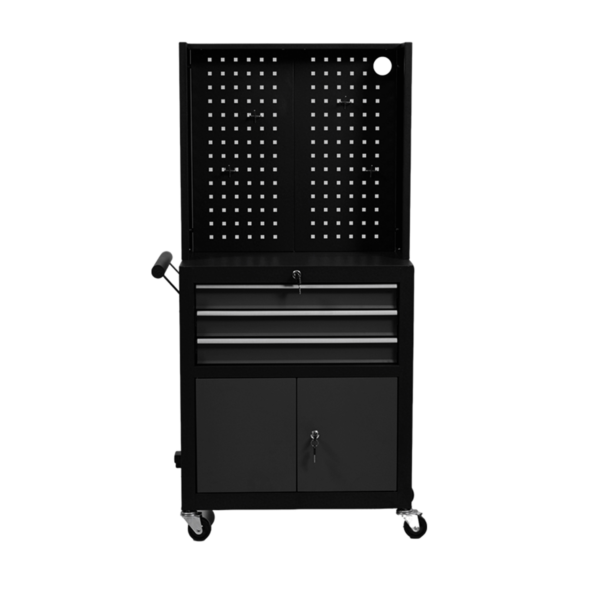 【国内出荷は送.料.無.料】ツールキャビネット 多機能 ツールワゴン ツールカート工具カート ロールキャビネット スチール ローラーキャビネット ハンドル 耐荷重50KG フック付 DIY 引き出し_13