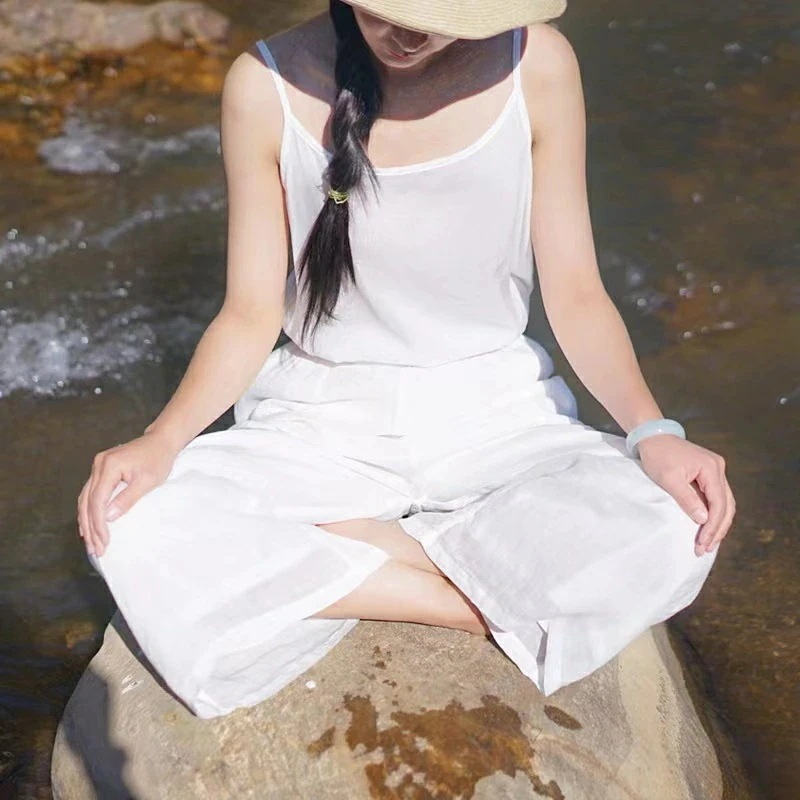 【急速出荷!】ンワンドパンツ 麻パンツ 綿裏地 ウエストゴム ホワイト 春夏 リラクシー 体系カバー 綺麗め リゾート 海辺 花見 締め付けない 20代 30代 40代 50代 60代 【急速出荷!】ンワンドパンツ 麻パンツ 綿裏地 ウエストゴム ホワイト 春夏 リラクシー 体系カバー 綺麗め リゾート 海辺 花見 締め付けない 20代 30代 40代 50代 60代