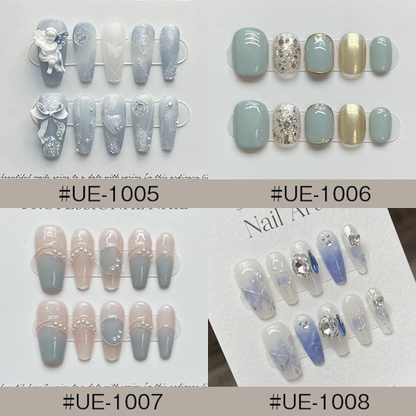 ネイルチップ ウェディング 結婚式 ブライダル 花嫁 フルオーダーネイル 2793eea60a8a268046aab2a0a958a9
