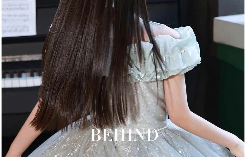 今月上新子供ドレス グリーン ピアノ発表会ドレス ロングドレス オフショルダー パール 可愛い 演奏会ドレス シャンパン色 女児ドレス ピアノ発表会 コンクール キッズドレス フォーマル 100~16_9