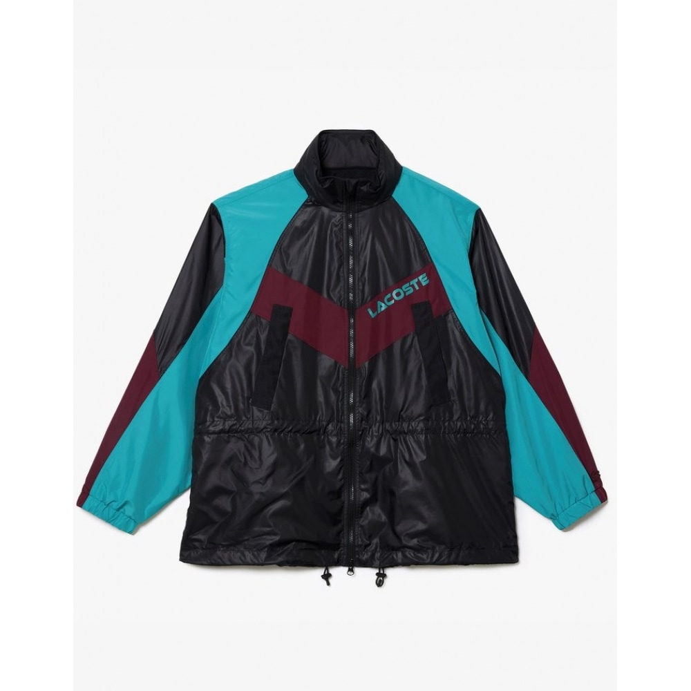 ラコステレディースカラーマッチングロングトラックジャケット BF1567-53N KRI