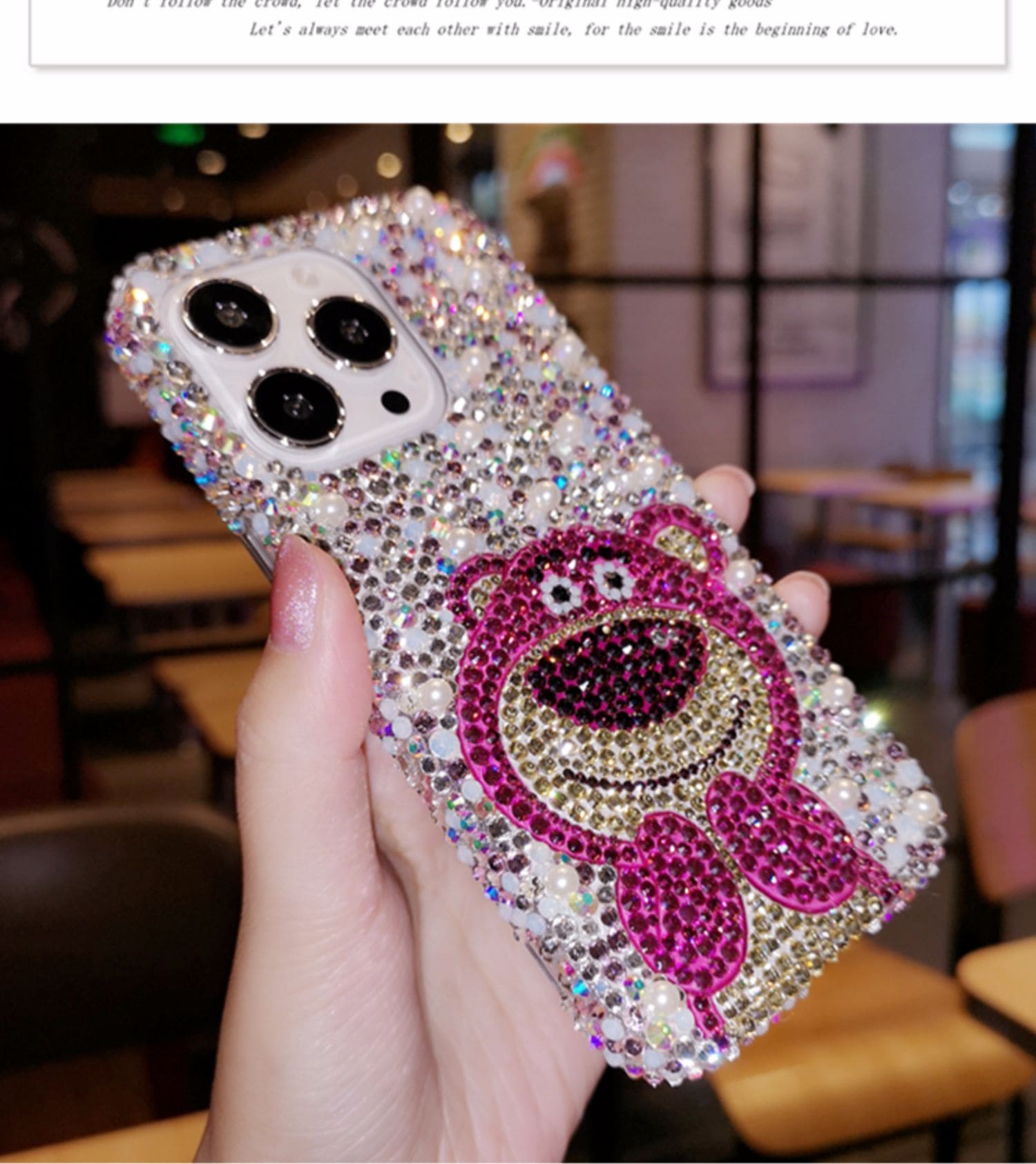 Qoo10] かわいい キティー ちゃん ラインストー