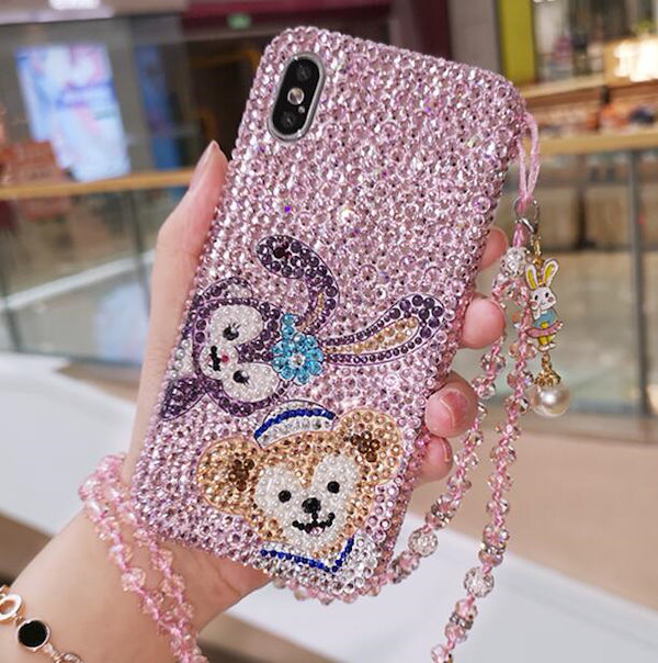 キティちゃん ストーンケース iPhone用 Qoo10] かわいい キティー ちゃん ラインストー