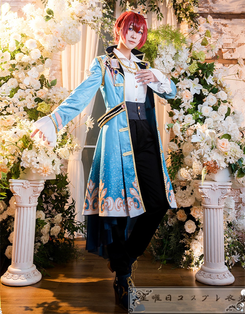 ES あんさんぶるスターズ Knights 戴く冠決意のギャンビット 朱桜司 月永レオ 鳴上嵐 瀬名泉 朔間凛月 コスプレ衣装 コスチューム ハロウィン 装服 仮装