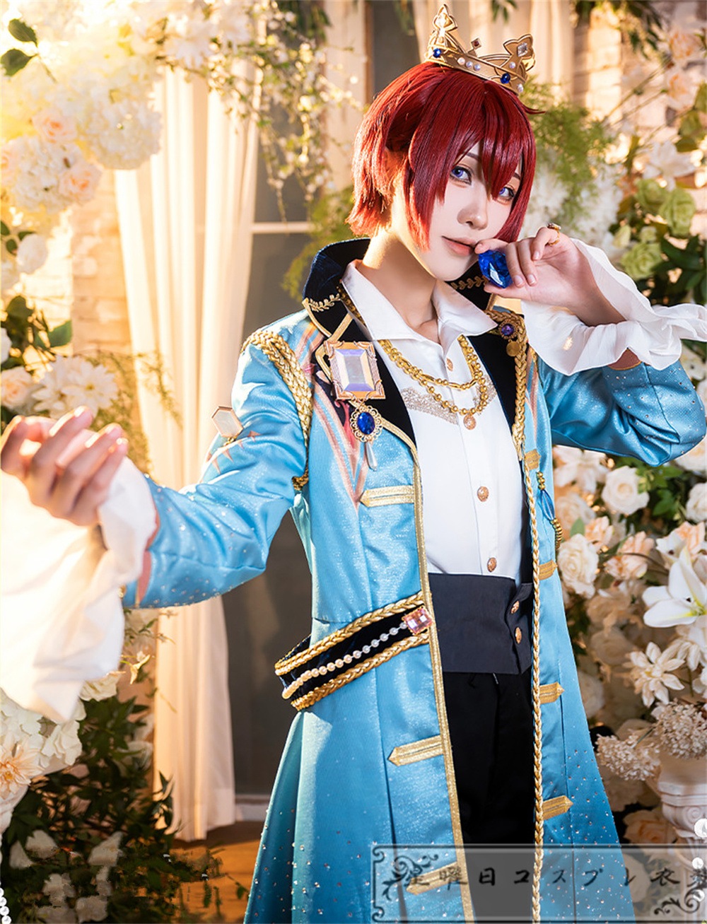 ES あんさんぶるスターズ Knights 戴く冠決意のギャンビット 朱桜司 月永レオ 鳴上嵐 瀬名泉 朔間凛月 コスプレ衣装 コスチューム ハロウィン 装服 仮装
