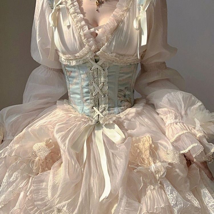 Lolita 花の結婚ゴージャスなモデルのスーツの女性のドレスエレガントミッシーウエストバンドヘビーデューティプリンセスドレス Lolita 花の結婚ゴージャスなモデルのスーツの女性のドレスエレガントミッシーウエストバンドヘビーデューティプリンセスドレス