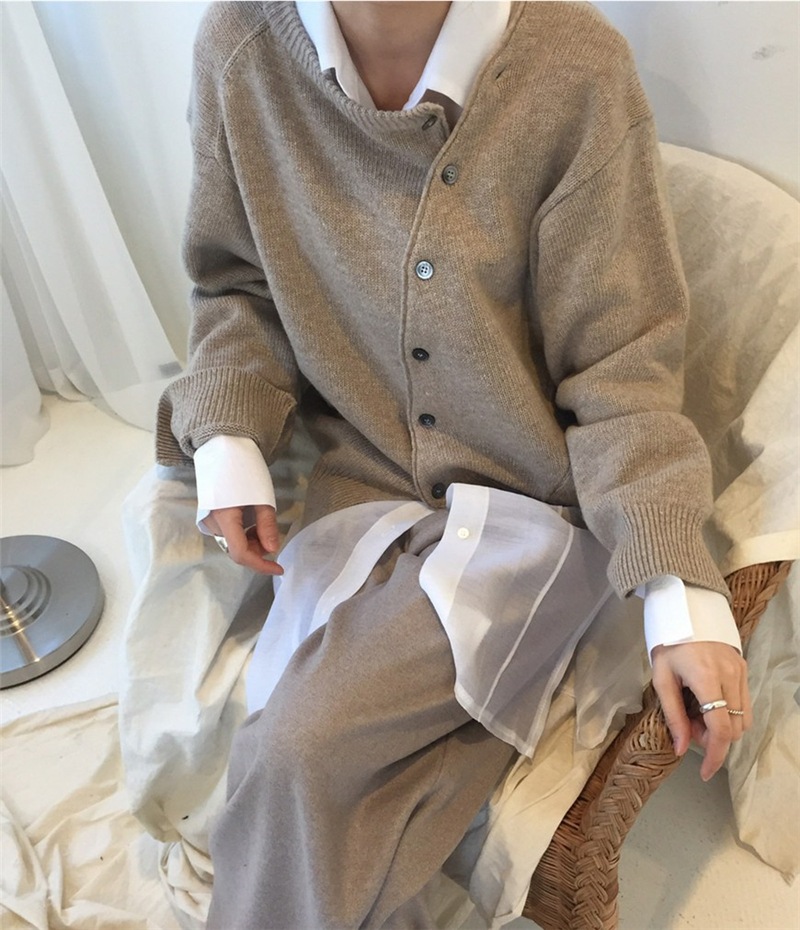 【送料無料】レディース 長袖 ニット カーディガン 斜めのバックル セーター ジャケット 【送料無料】レディース 長袖 ニット カーディガン 斜めのバックル セーター ジャケット