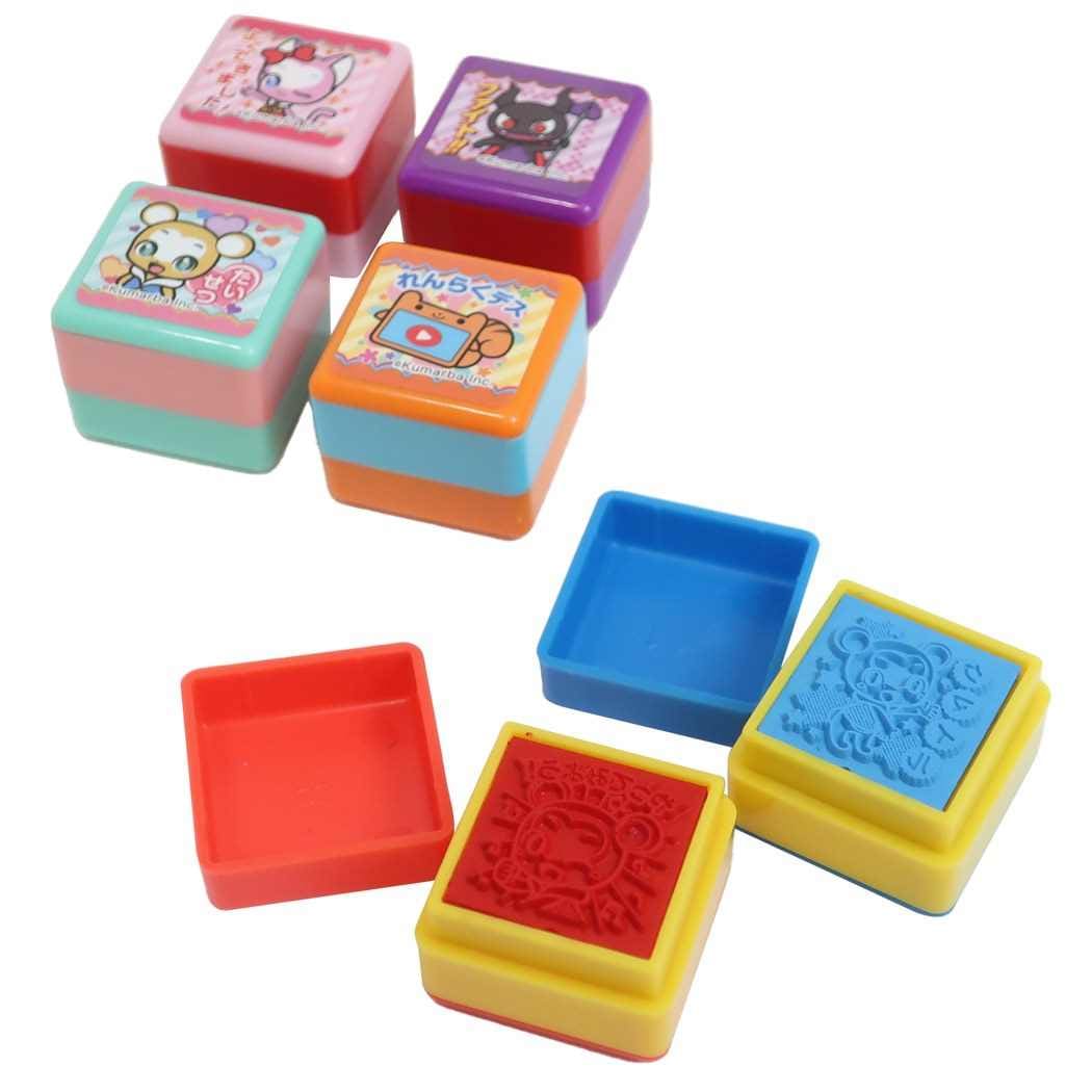 クマーバチャンネル スタンプセット 特価品コーナー はんこセット グッズ キャラクター