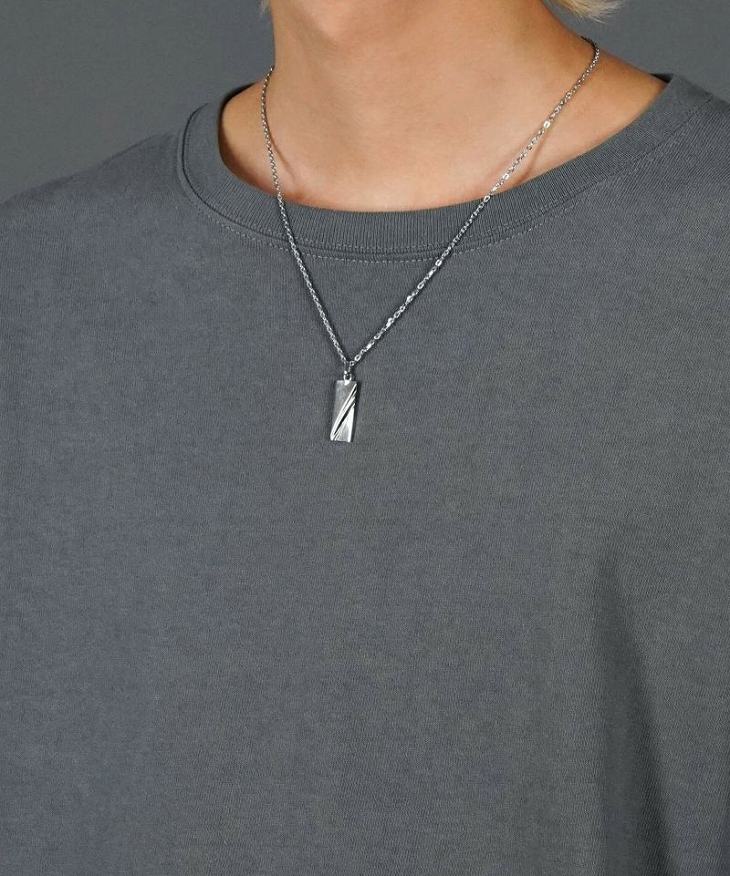 ネックレス メンズ 【WEB限定】スラッシュラインネックレス サージカルステンレス LH-03NE0425 ステンレス アレルギーフリー クリスマス 誕生日 プレゼント ギフト 彼氏 【ネコポス】 ネックレス メンズ 【WEB限定】スラッシュラインネックレス サージカルステンレス LH-03NE0425 ステンレス アレルギーフリー クリスマス 誕生日 プレゼント ギフト 彼氏 【ネコポス】