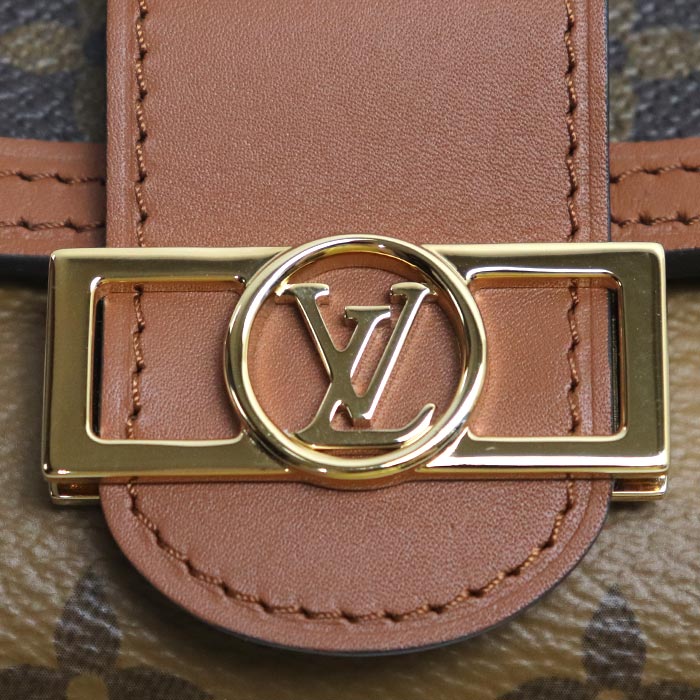 美品★ルイヴィトン　モノグラムリバース　ポルトフォイユ・ドーフィーヌコンパクト LOUIS VUITTON 【超美品】ルイヴィトン モノグラムリバース