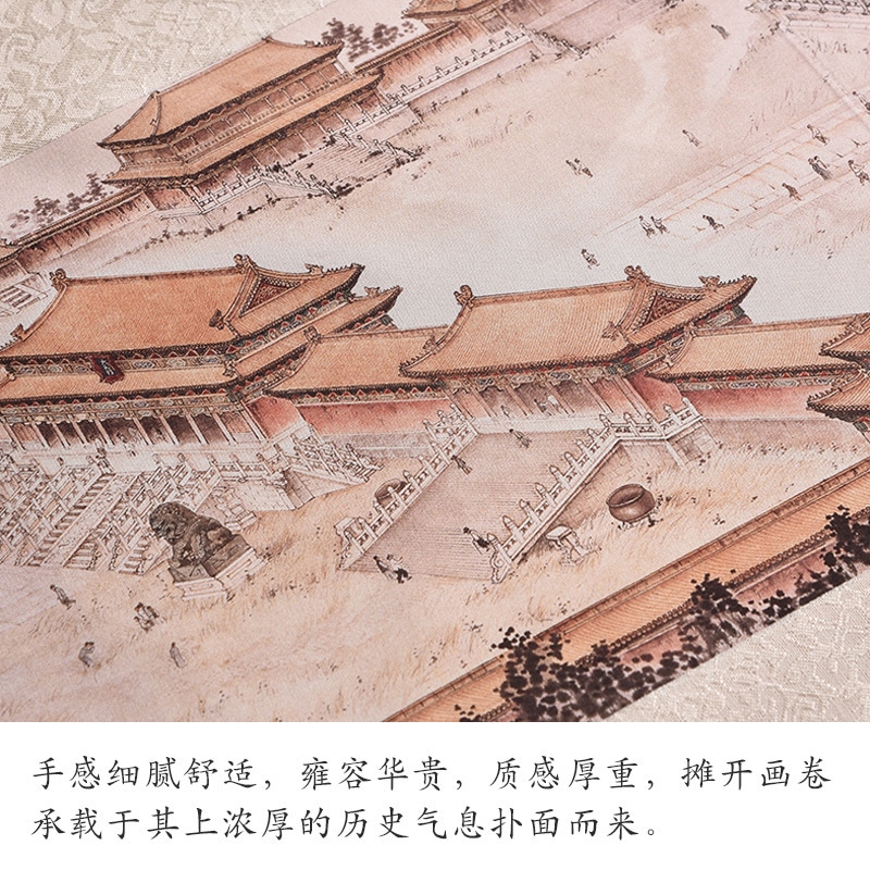 シルクシルク画故宮全景図北京特色外事ビジネス海外旅行文化記念小