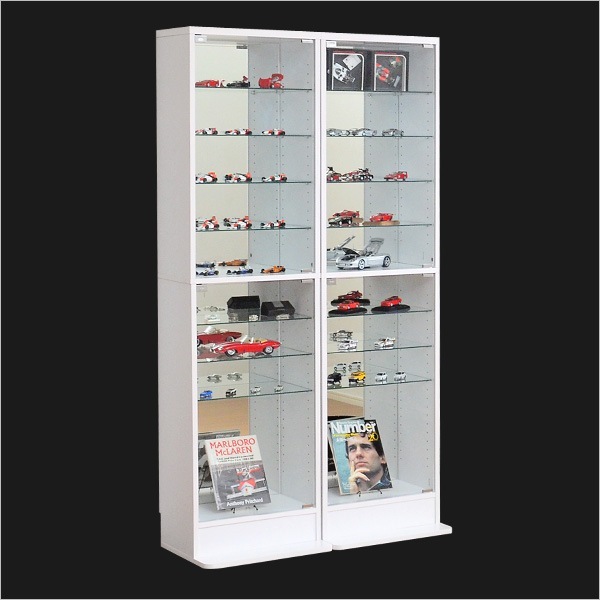 コレクションラック【-Luke-ルーク】深型ハイタイプ　CLR-D-485-DBR　ダークブラウン