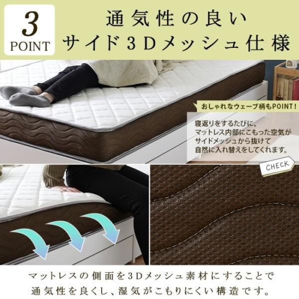 ダブルベッド マットレスセット リバーシブルポケットコイルマット 2口コンセント 引き出し収納 宮 ヘッドボード 棚付 収納ベッド ダブルベッド マットレスセット リバーシブルポケットコイルマット 2口コンセント 引き出し収納 宮 ヘッドボード 棚付 収納ベッド