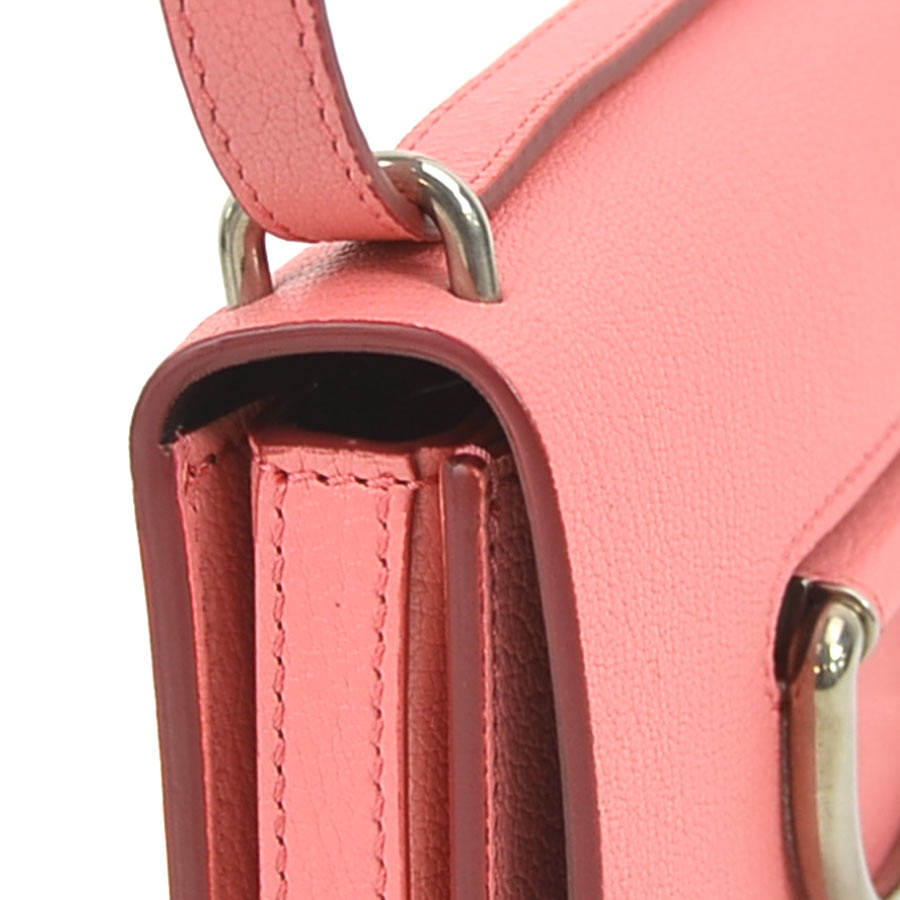 バーバリー BURBERRY 斜め掛けショルダーバッグ レザー ピンク レディース a0235