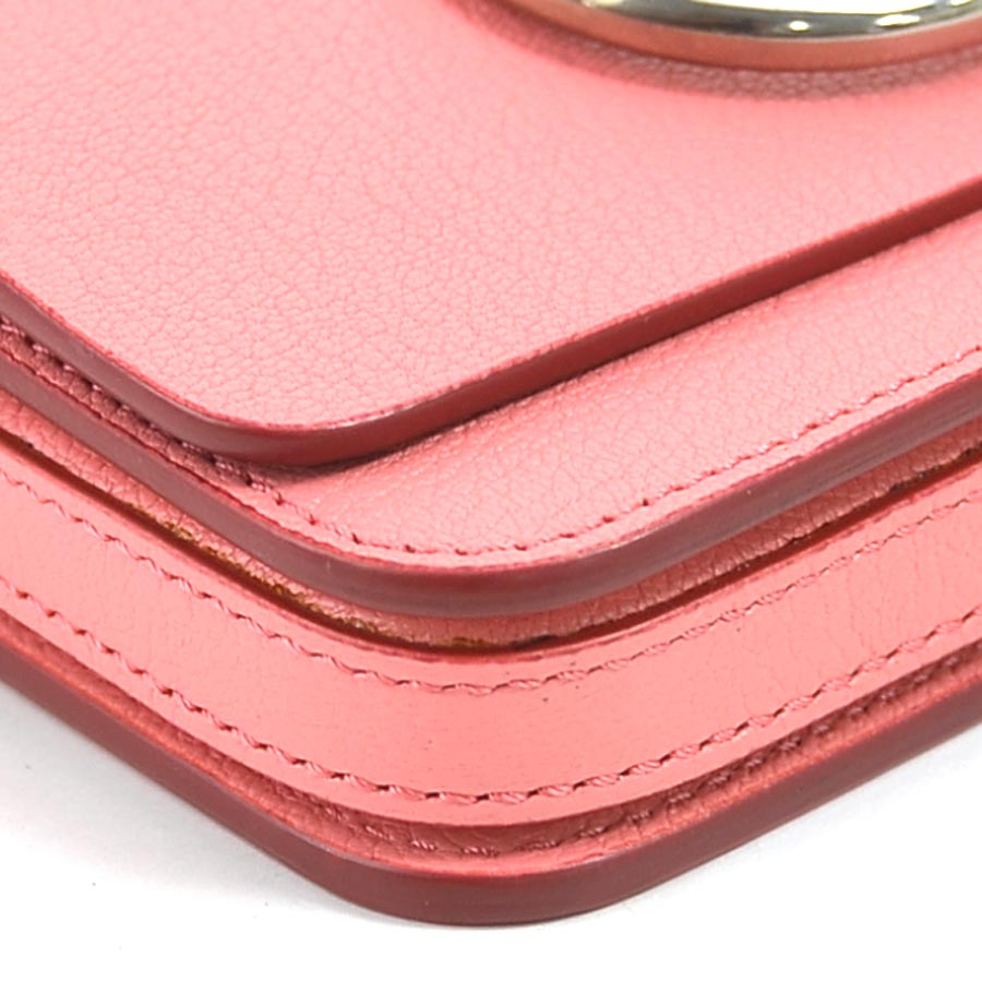 バーバリー BURBERRY 斜め掛けショルダーバッグ レザー ピンク レディース a0235