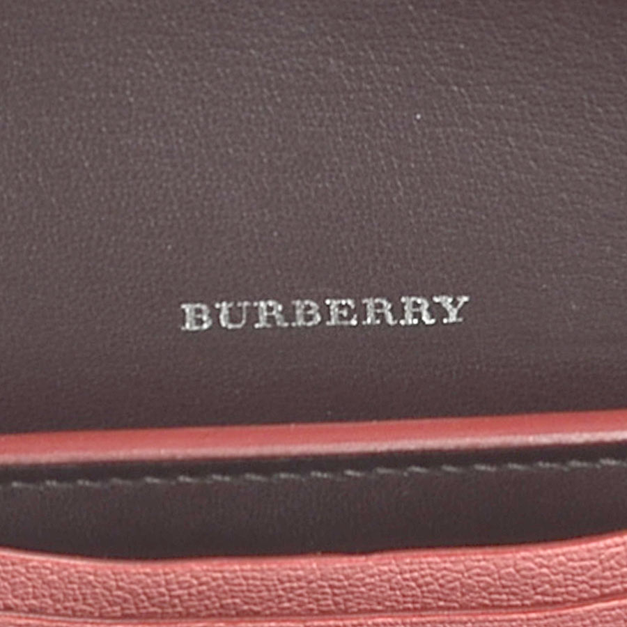 バーバリー BURBERRY 斜め掛けショルダーバッグ レザー ピンク レディース a0235