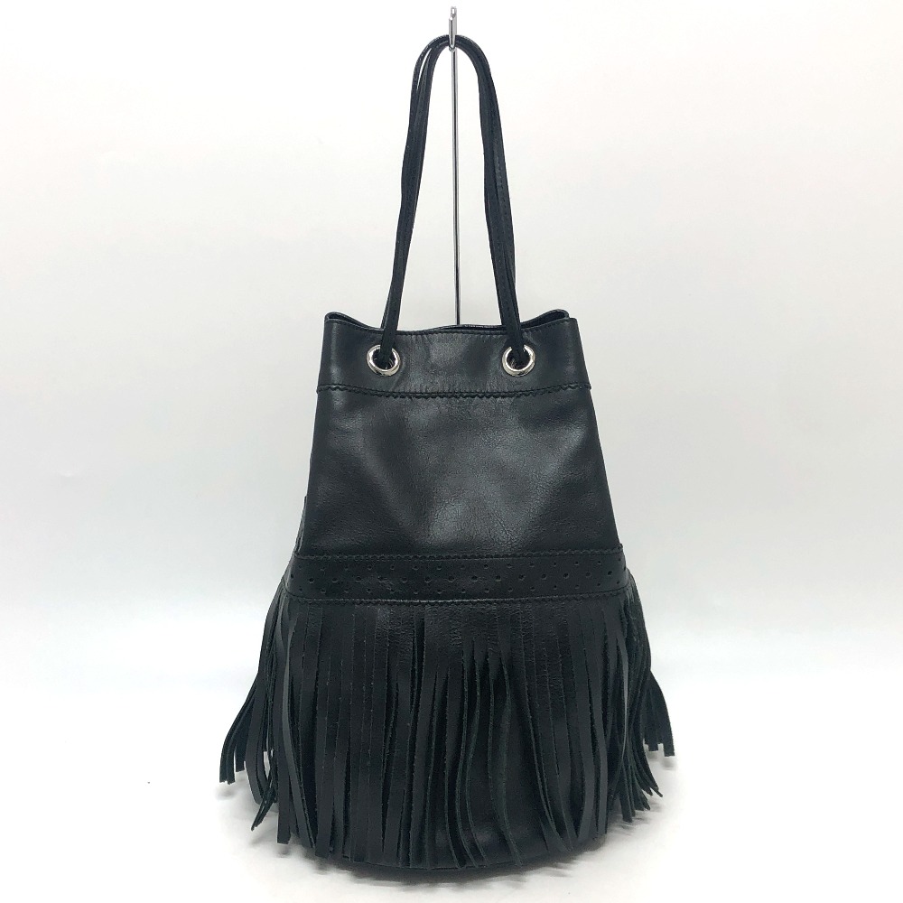 J&M Davidson ジェイアンドエムデヴィッドソン ショルダーバッグ ロゴ フリンジ カバン カーニバル 2WAＹハンドバック レザー ブラック