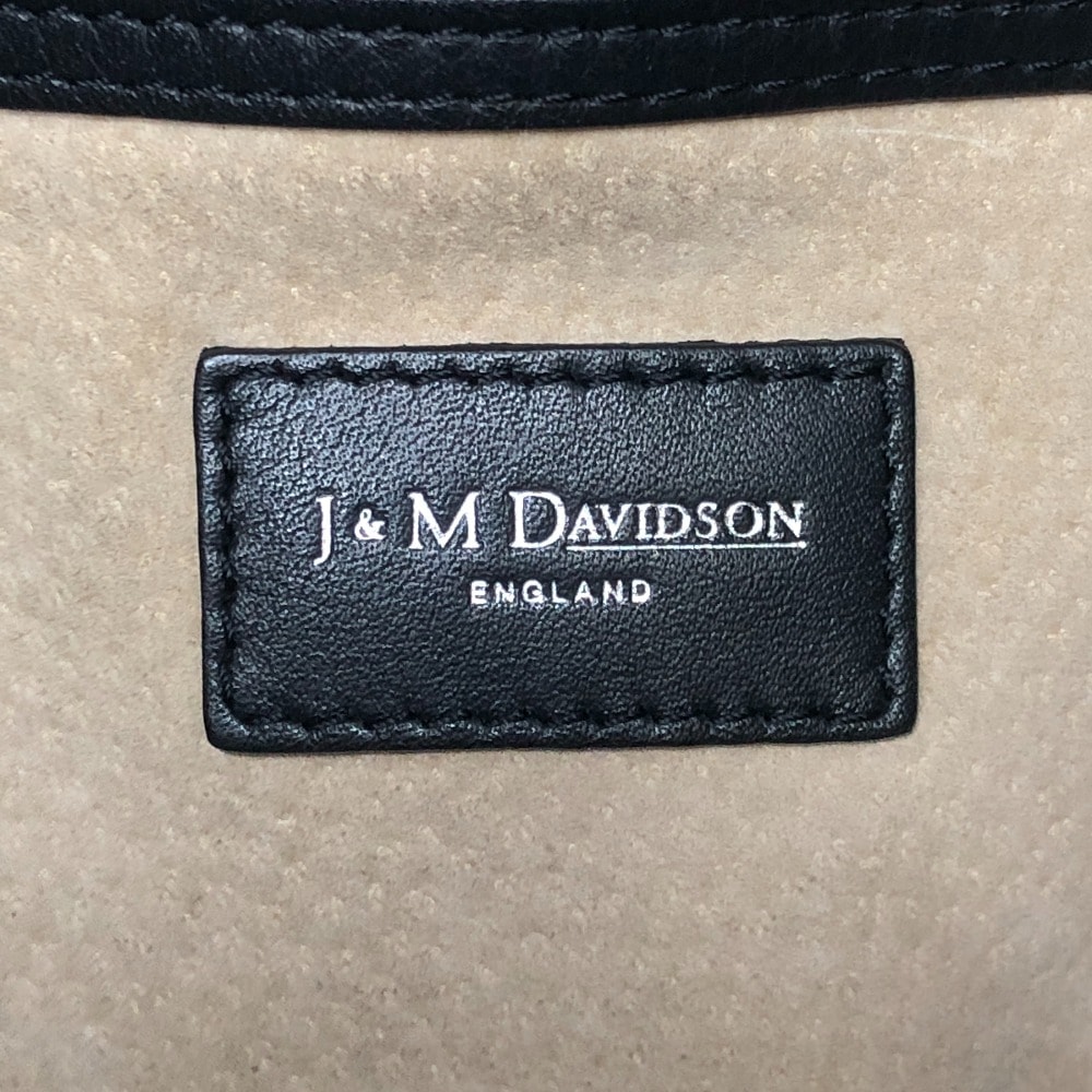 J&M Davidson ジェイアンドエムデヴィッドソン ショルダーバッグ ロゴ フリンジ カバン カーニバル 2WAＹハンドバック レザー ブラック