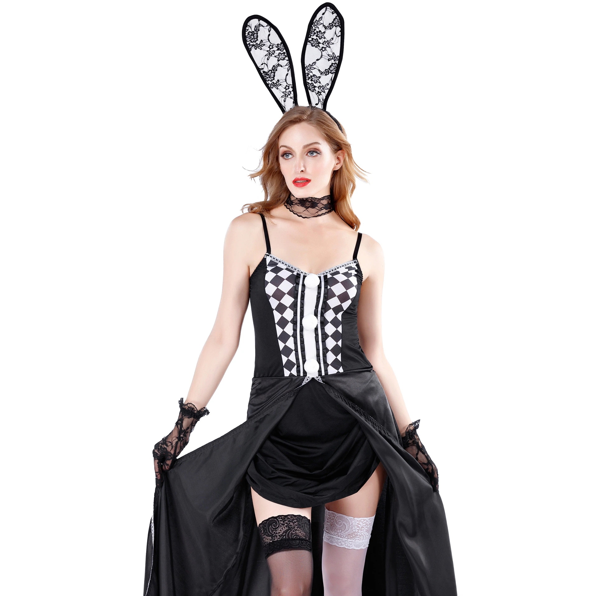 日系ハロウインメイド服 バニーガールでセクシー 仮装 角色扮演 jk制服 コスプレ ロリータ 変身 ハロウイン 大人 ガールズキョンシー 衣装レディース 洋風 妖怪 お化け ゾンビ 悪魔 セット 20