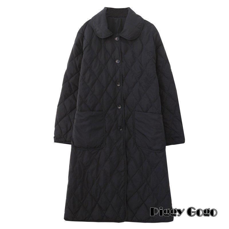 中綿コート レディース ロングコート 冬服 綿入れ 防寒着 暖かい 薄手 軽量 カジュアル オシャレ アウター ゆったり きれいめ 大きい ファー 長袖 通勤