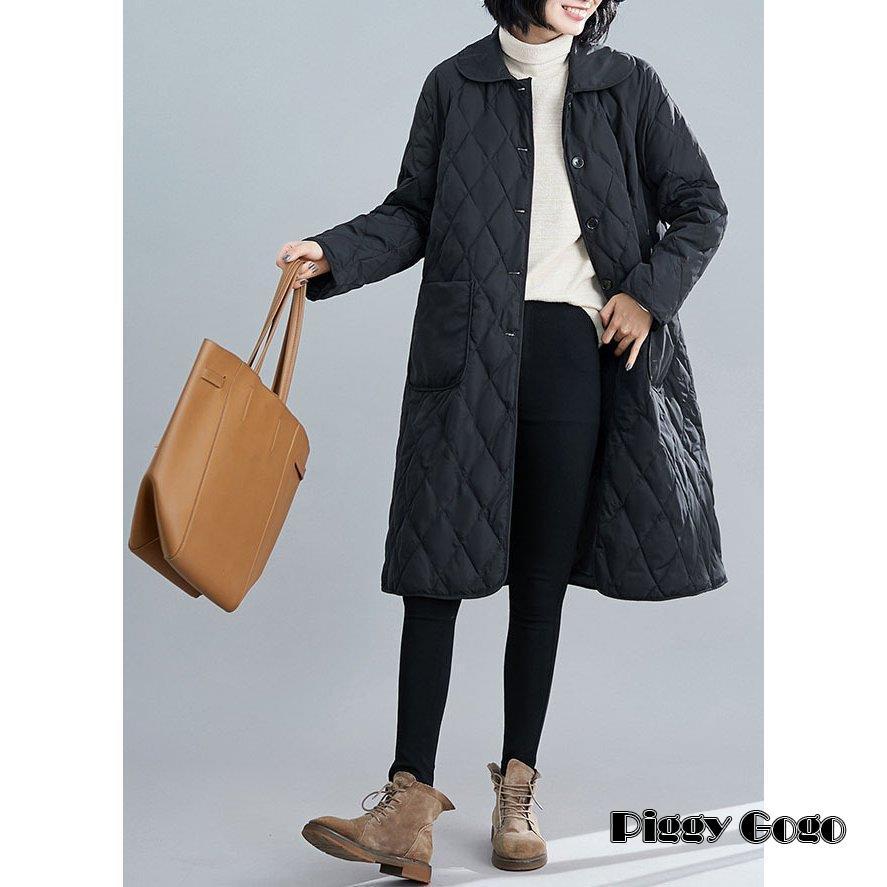 中綿コート レディース ロングコート 冬服 綿入れ 防寒着 暖かい 薄手 軽量 カジュアル オシャレ アウター ゆったり きれいめ 大きい ファー 長袖 通勤