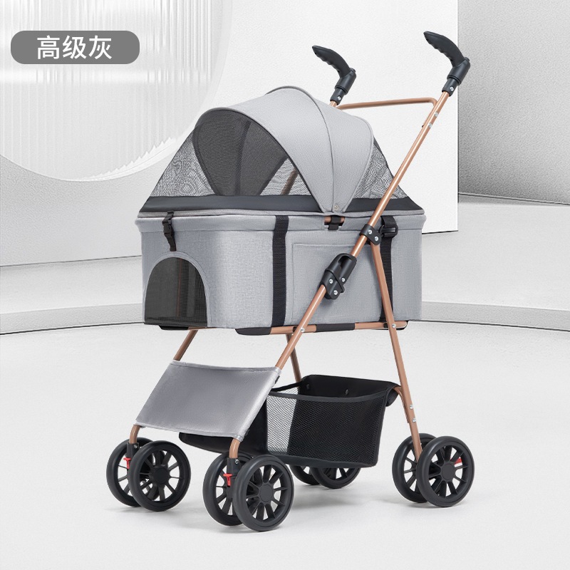 【急速出荷】ペットカート犬猫外出軽量折り畳み式分離ドッグラン猫バッグ手押し犬引き車 【急速出荷】ペットカート犬猫外出軽量折り畳み式分離ドッグラン猫バッグ手押し犬引き車