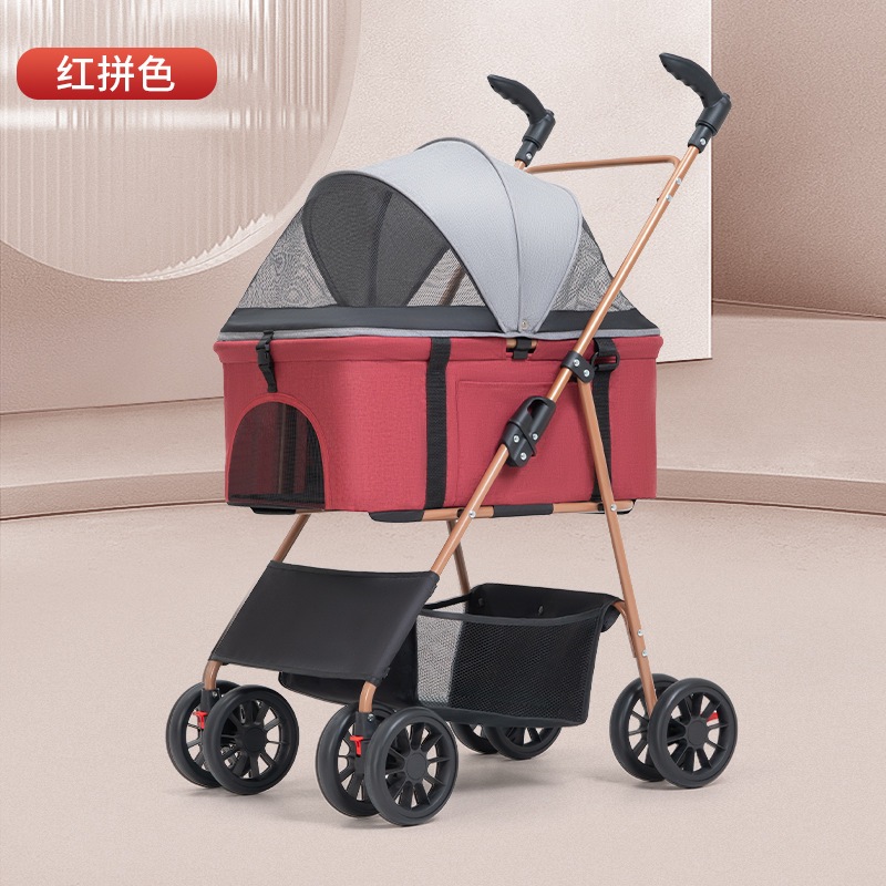 【急速出荷】ペットカート犬猫外出軽量折り畳み式分離ドッグラン猫バッグ手押し犬引き車 【急速出荷】ペットカート犬猫外出軽量折り畳み式分離ドッグラン猫バッグ手押し犬引き車