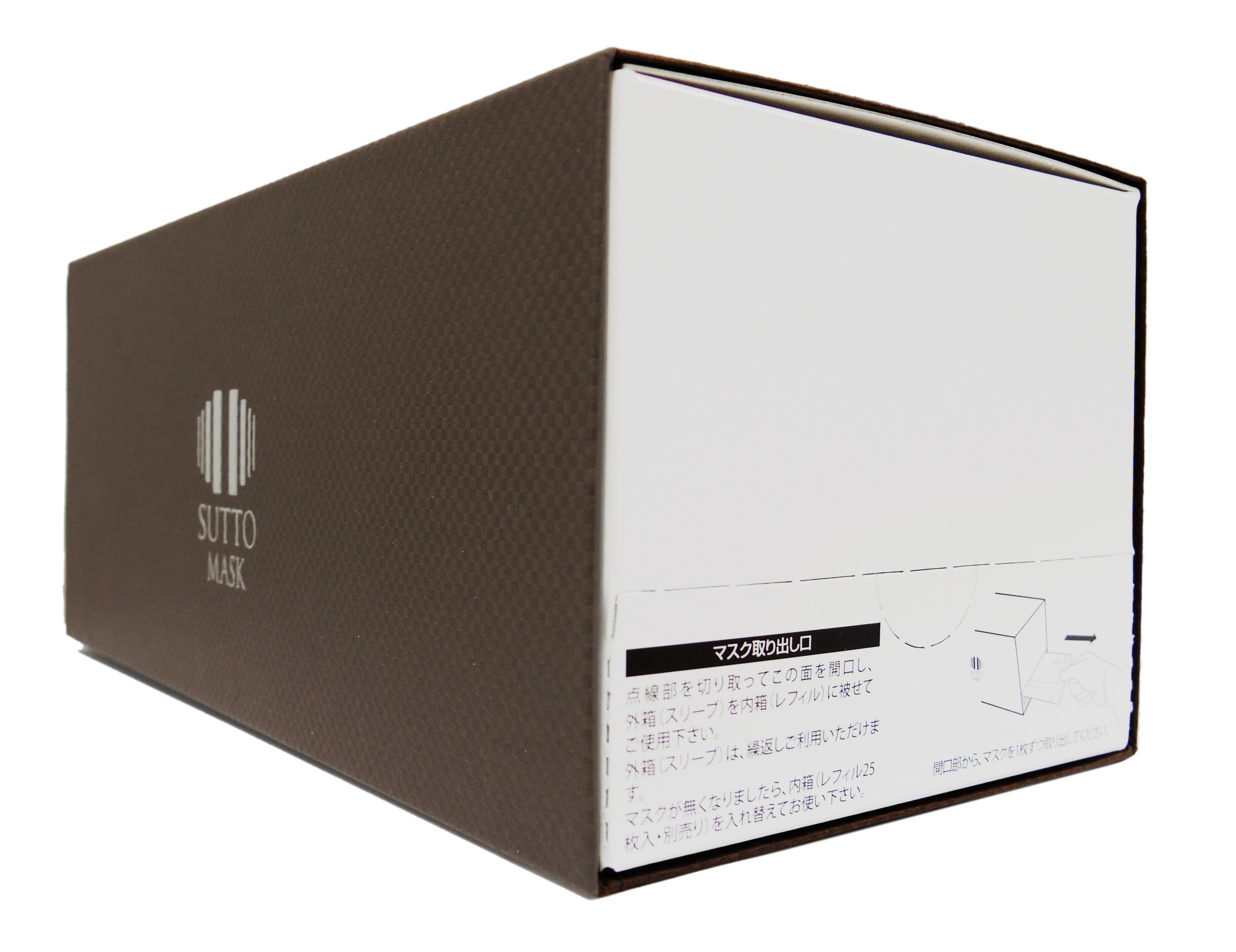 SUTTO MASK:スリーブケース付(Mサイズ) 25枚入り 1箱セット SUTTO MASK:スリーブケース付(Mサイズ) 25枚入り 1箱セット