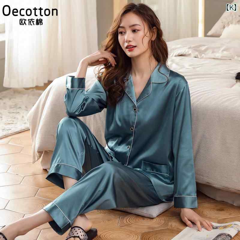 パジャマ ママ レディース ハイエンド シルクパジャマ レディース 春秋 ホーム 服 ギフト ボックス フェイク シルク 中年 母 夏の 冷感 スーツ パジャマ ママ レディース ハイエンド シルクパジャマ レディース 春秋 ホーム 服 ギフト ボックス フェイク シルク 中年 母 夏の 冷感 スーツ