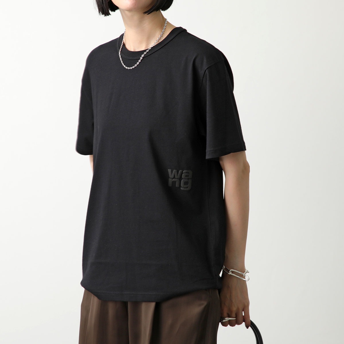ALEXANDER WANG アレキサンダーワン Tシャツ 4CC3221357 4CC3241520 レディース 半袖 カットソー ロゴT コットン クルーネック カラー3色 ALEXANDER WANG アレキサンダーワン Tシャツ 4CC3221357 4CC3241520 レディース 半袖 カットソー ロゴT コットン クルーネック カラー3色