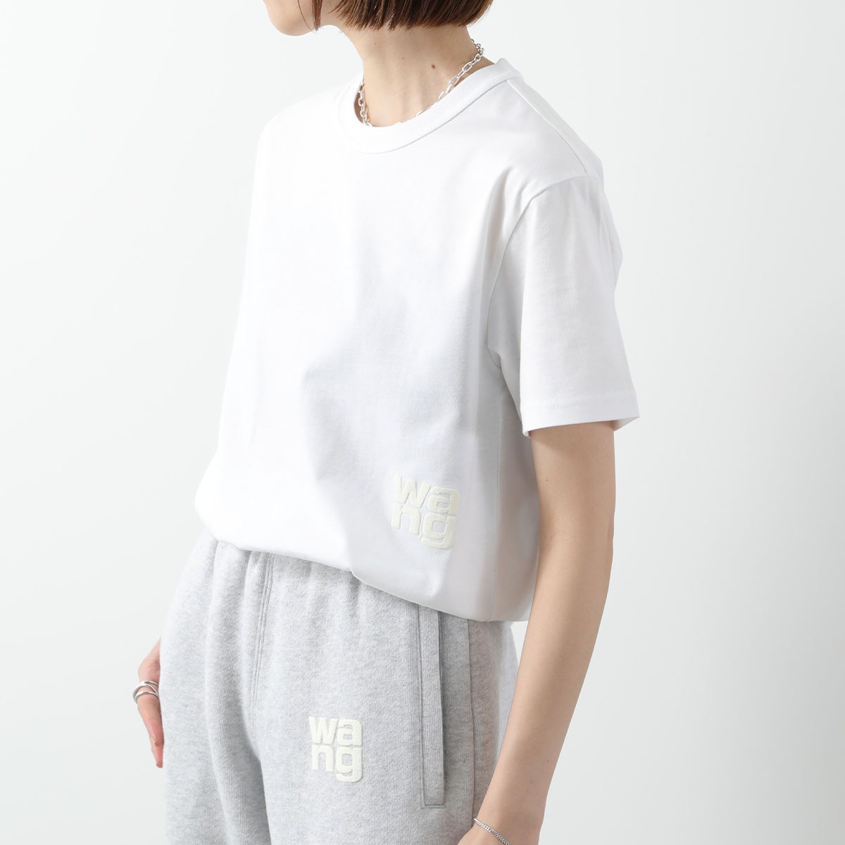 ALEXANDER WANG アレキサンダーワン Tシャツ 4CC3221357 4CC3241520 レディース 半袖 カットソー ロゴT コットン クルーネック カラー3色 ALEXANDER WANG アレキサンダーワン Tシャツ 4CC3221357 4CC3241520 レディース 半袖 カットソー ロゴT コットン クルーネック カラー3色