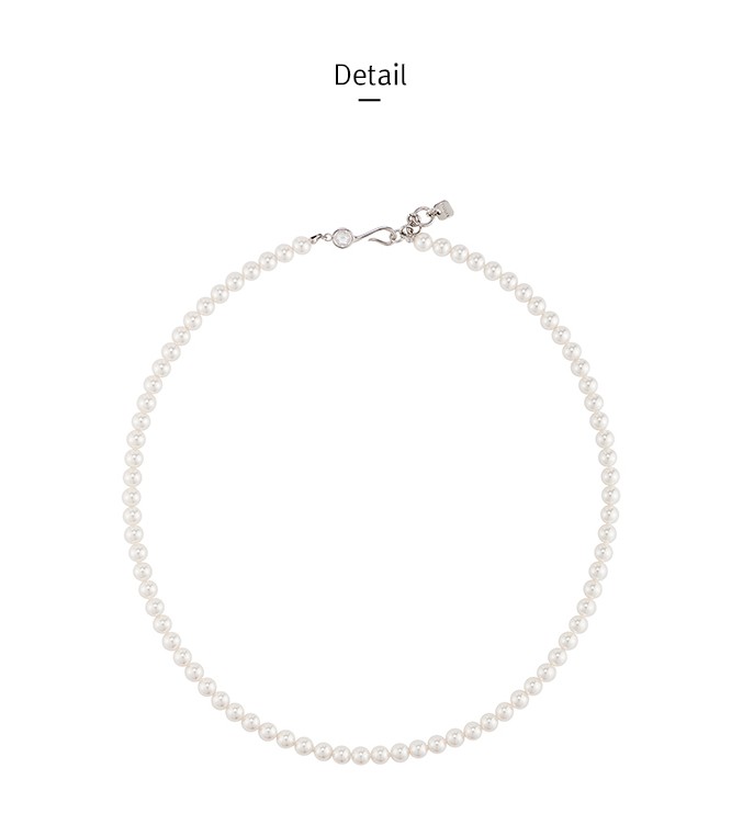 【TATIANA】Classic Swarovski 5mm Pearl Necklace ネックレス TATIANA】 Classic Swarovski 5mm Pearl Necklace ネックレス