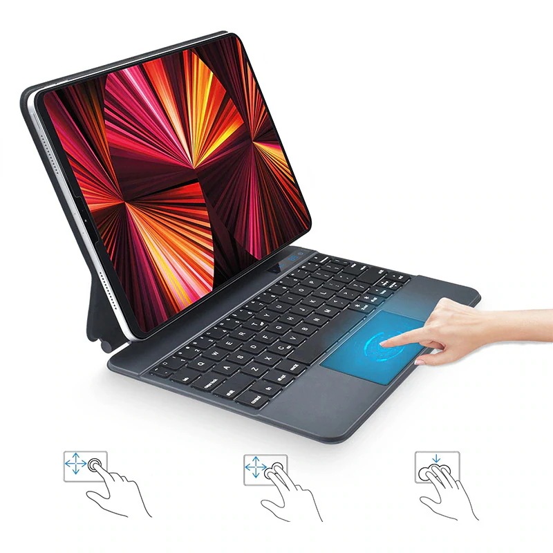 新しい Ipadpro11 10.9 マジックタブレットレザーケースに最適一体型サスペンション磁気バックライトタッチ Bluetooth キーボード